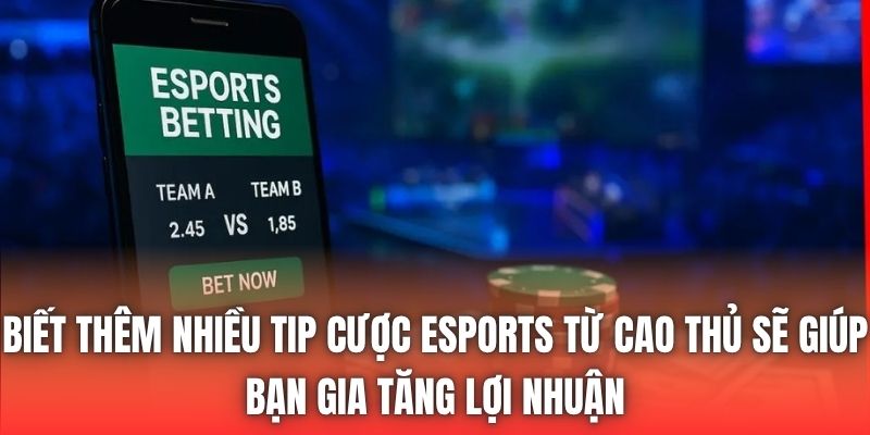 Biết thêm nhiều tip cược eSports từ cao thủ sẽ giúp bạn gia tăng lợi nhuận